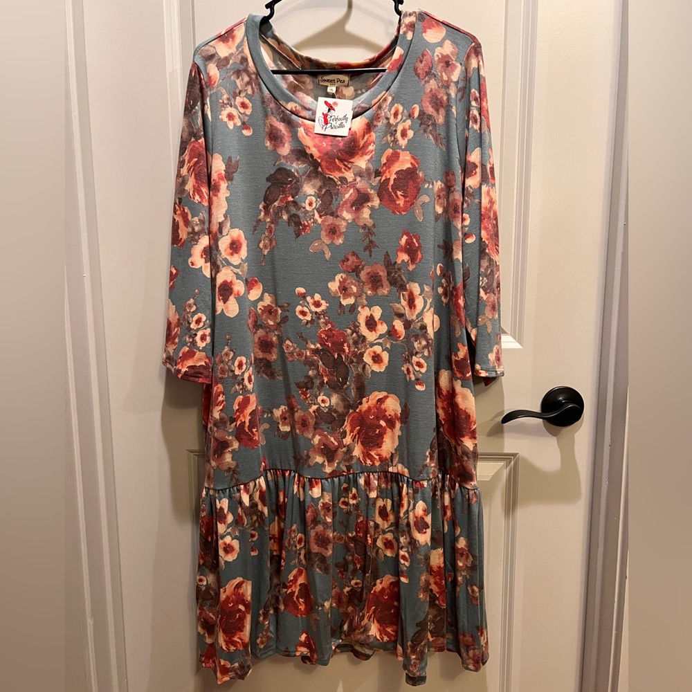 NWT Over the Head Dress Size 1XL